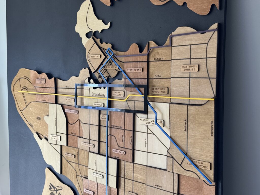 vancouver wooden map localengraverpaul
